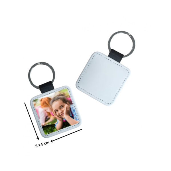 Llavero de Cuero Sintetico Personalizado - Imagen 2